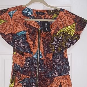 Mae Otti  Adunni cape top